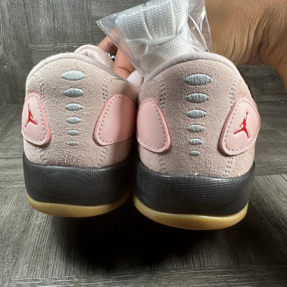 Jordan Stadium 90 Mens 9.5 Pink Suede Gum Sole Low Top Sneaker NEW IB3731-600 - Picture 6 of 8